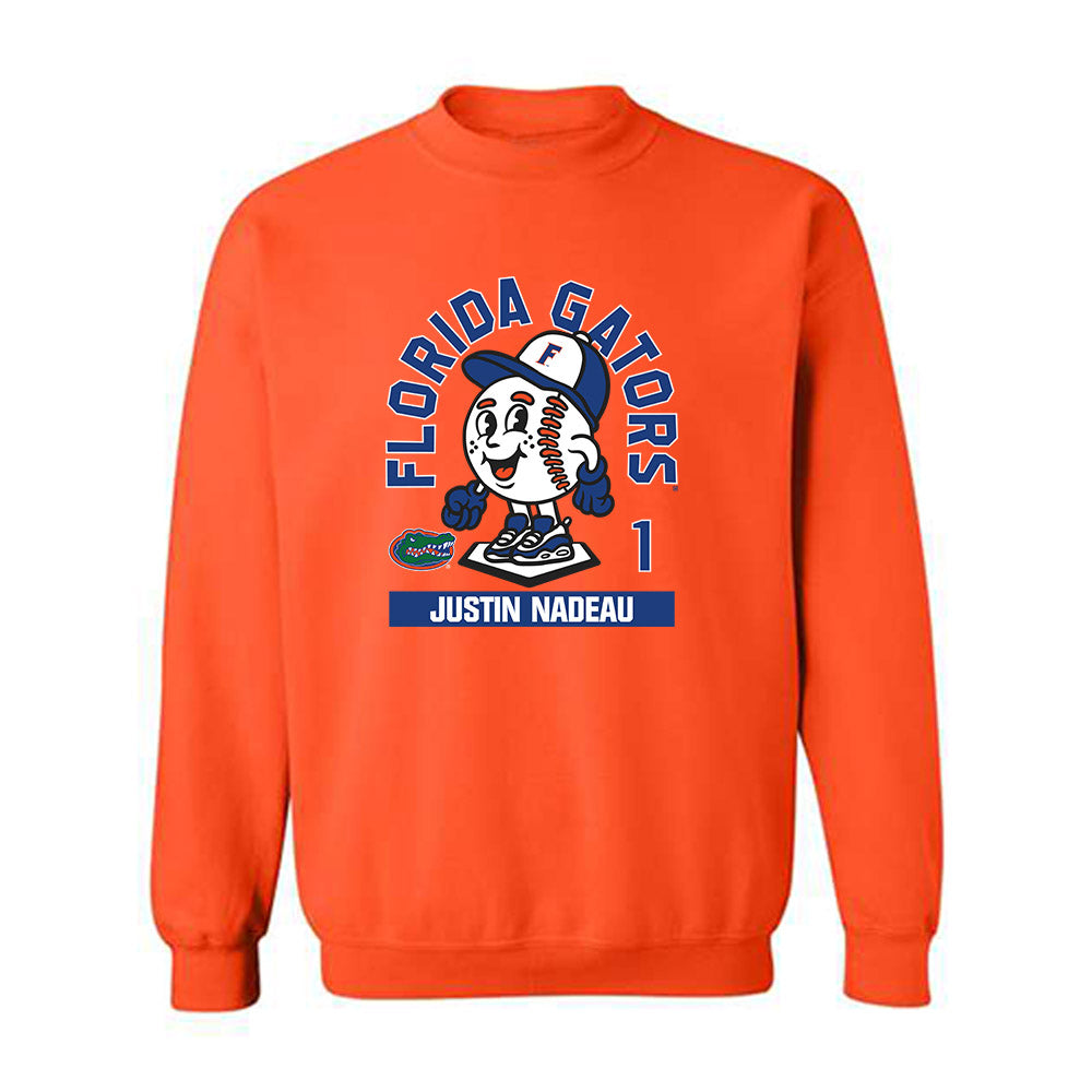 Florida - NCAA Baseball : Justin Nadeau - Fashion Shersey Crewneck Sweatshirt