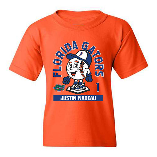 Florida - NCAA Baseball : Justin Nadeau - Fashion Shersey Youth T-Shirt