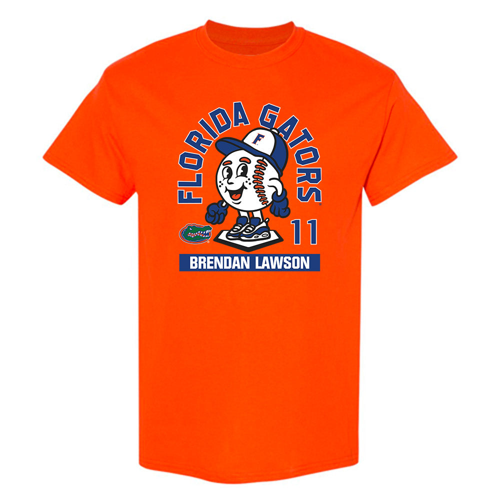 Florida - NCAA Baseball : Brendan Lawson - Fashion Shersey T-Shirt-0