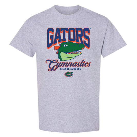 Florida - NCAA Women's Gymnastics : Brianna Edwards - Fashion Shersey T-Shirt-0
