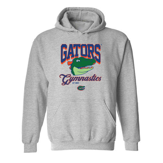 Florida - NCAA Women's Gymnastics : Ly Bui - Fashion Shersey Hooded Sweatshirt-0