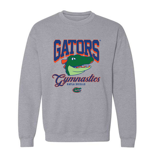 Florida - NCAA Women's Gymnastics : Kayla DiCello - Fashion Shersey Crewneck Sweatshirt-0