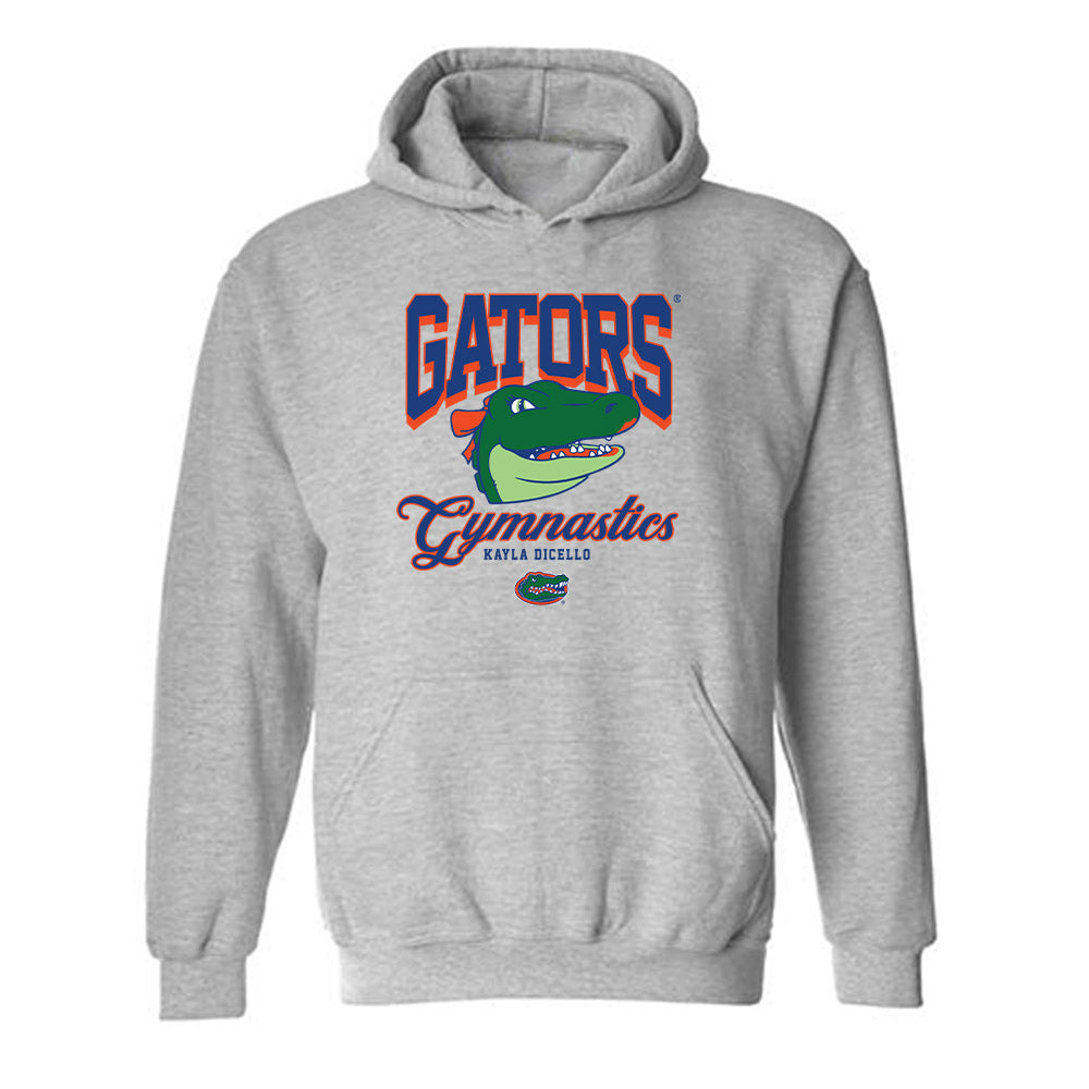 Florida - NCAA Women's Gymnastics : Kayla DiCello - Fashion Shersey Hooded Sweatshirt-0
