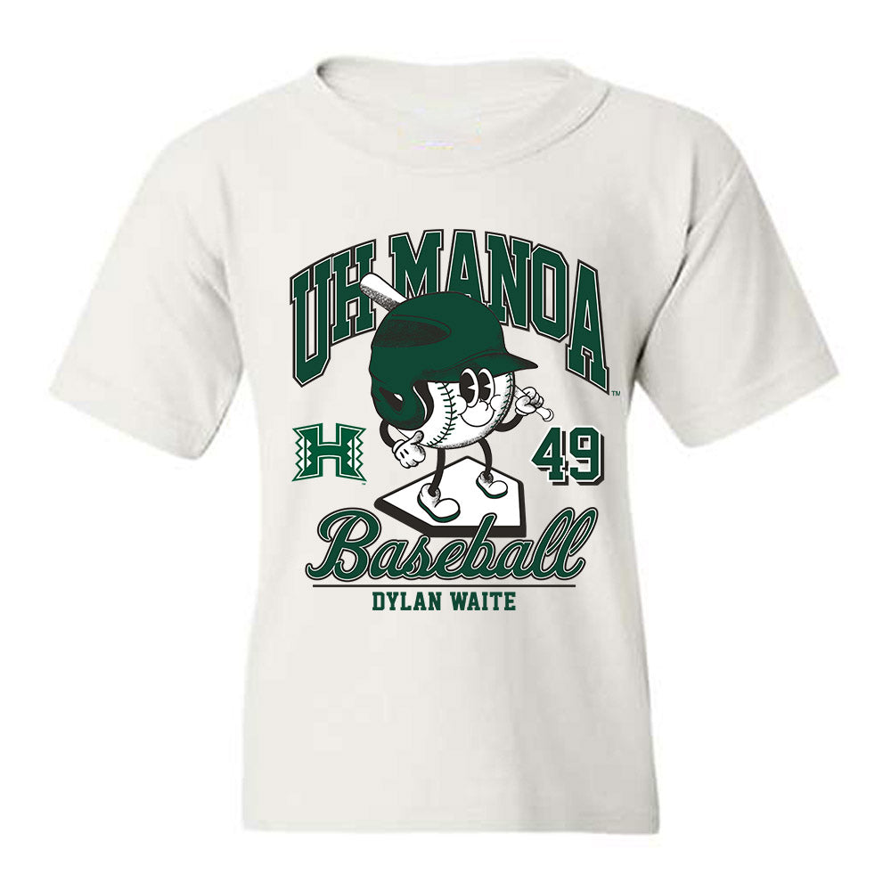 Hawaii - NCAA Baseball : Dylan Waite - Fashion Shersey Youth T-Shirt-0