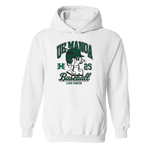 Hawaii - NCAA Baseball : Liam O'Brien - Fashion Shersey Hooded Sweatshirt