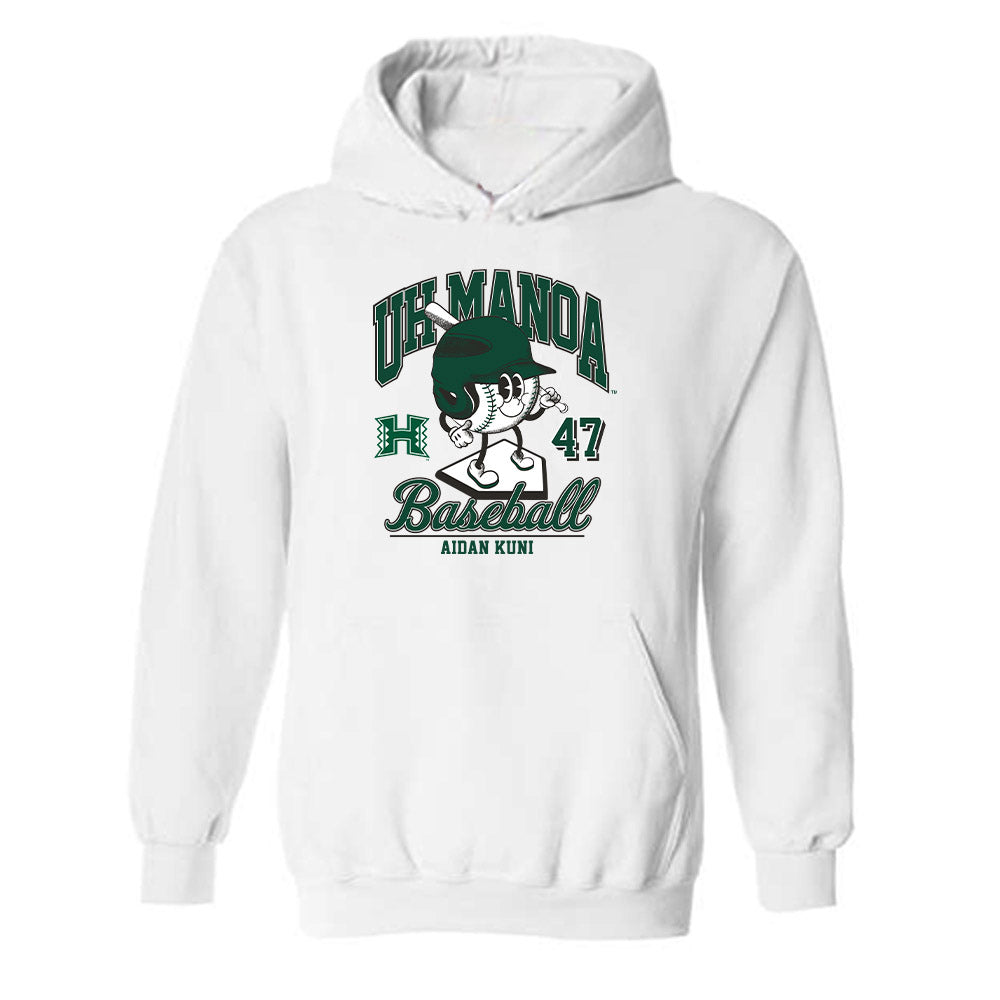 Hawaii - NCAA Baseball : Aidan Kuni - Fashion Shersey Hooded Sweatshirt-0