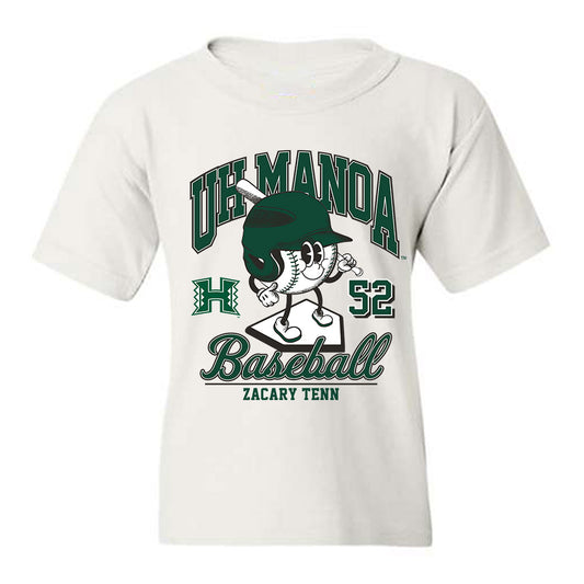 Hawaii - NCAA Baseball : Zacary Tenn - Fashion Shersey Youth T-Shirt-0