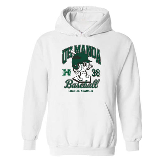 Hawaii - NCAA Baseball : Charlie Adamson - Fashion Shersey Hooded Sweatshirt-0