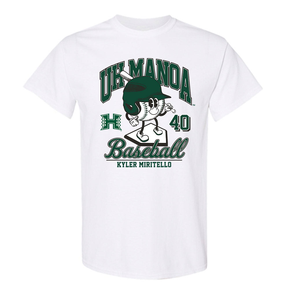 Hawaii - NCAA Baseball : Kyler Miritello - Fashion Shersey T-Shirt