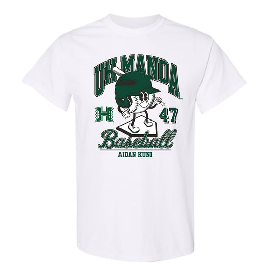 Hawaii - NCAA Baseball : Aidan Kuni - Fashion Shersey T-Shirt-0