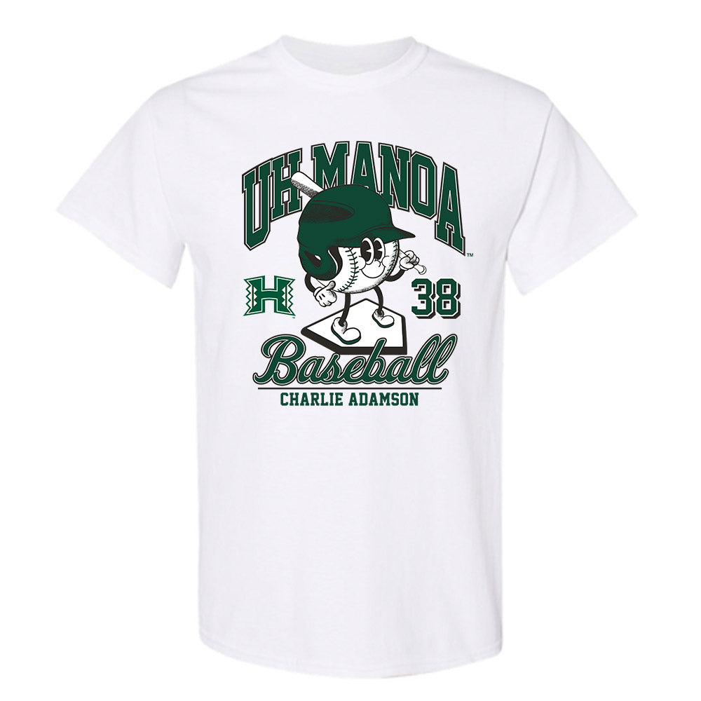 Hawaii - NCAA Baseball : Charlie Adamson - Fashion Shersey T-Shirt-0