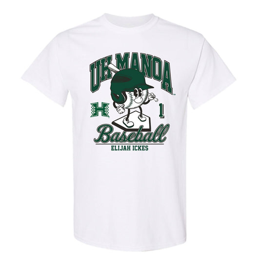 Hawaii - NCAA Baseball : Elijah Ickes - Fashion Shersey T-Shirt