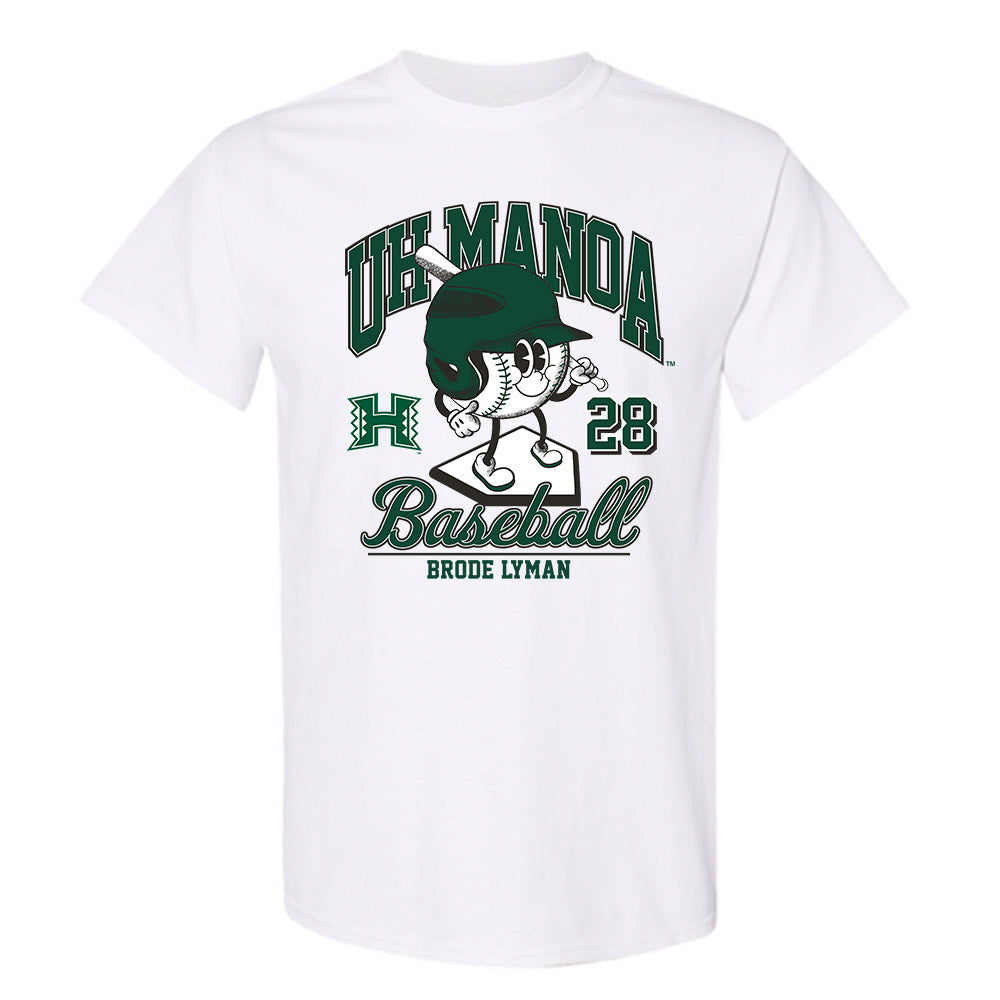 Hawaii - NCAA Baseball : Brode Lyman - Fashion Shersey T-Shirt