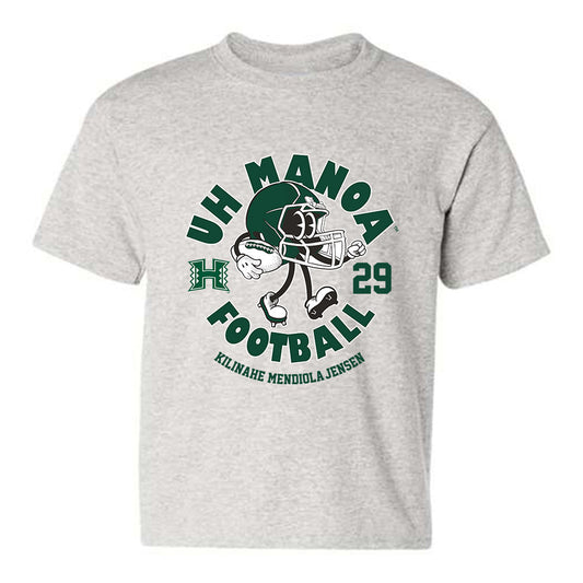 Hawaii - NCAA Football : Kilinahe Mendiola-Jensen - Youth T-Shirt