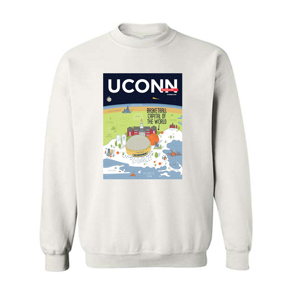 UConn - Basketball Capital Crewneck Sweatshirt-0