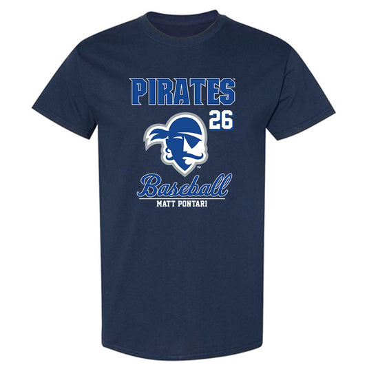 Seton Hall - NCAA Baseball : Matt Pontari - Fashion Shersey T-Shirt-0