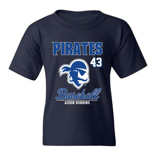 Seton Hall - NCAA Baseball : Aiden Robbins - Fashion Shersey Youth T-Shirt