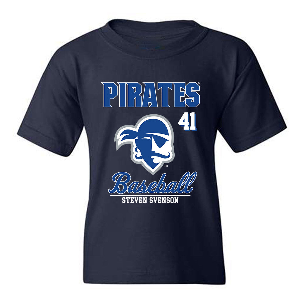 Seton Hall - NCAA Baseball : Steven Svenson - Fashion Shersey Youth T-Shirt-0