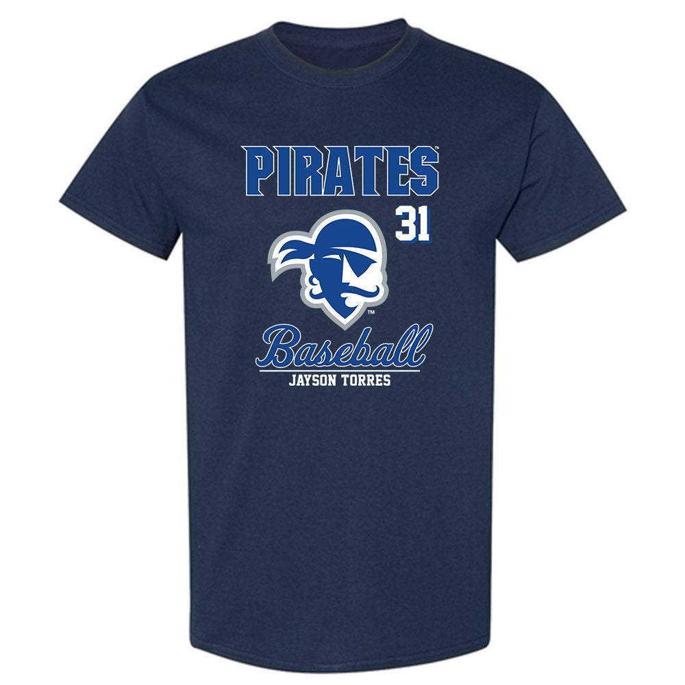 Seton Hall - NCAA Baseball : Jayson Torres - Fashion Shersey T-Shirt-0