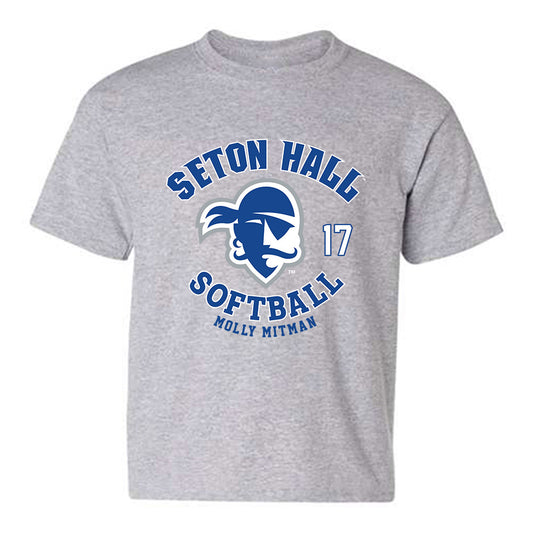Seton Hall - NCAA Softball : Molly Mitman - Fashion Shersey Youth T-Shirt-0