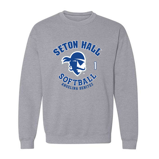 Seton Hall - NCAA Softball : Angelina Benitez - Fashion Shersey Crewneck Sweatshirt-0