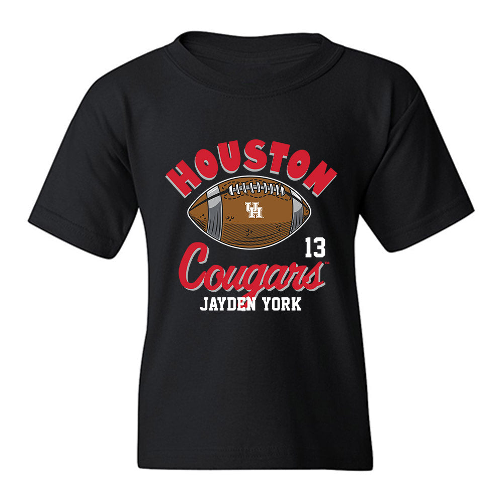 Houston - NCAA Football : Jayden York - Fashion Shersey Youth T-Shirt-0