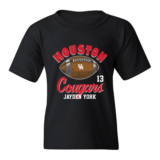 Houston - NCAA Football : Jayden York - Fashion Shersey Youth T-Shirt-0