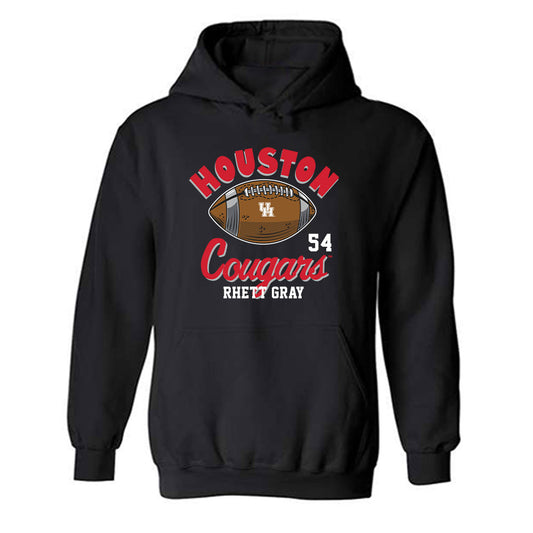 Houston - NCAA Football : Rhett Gray - Fashion Shersey Hooded Sweatshirt-0