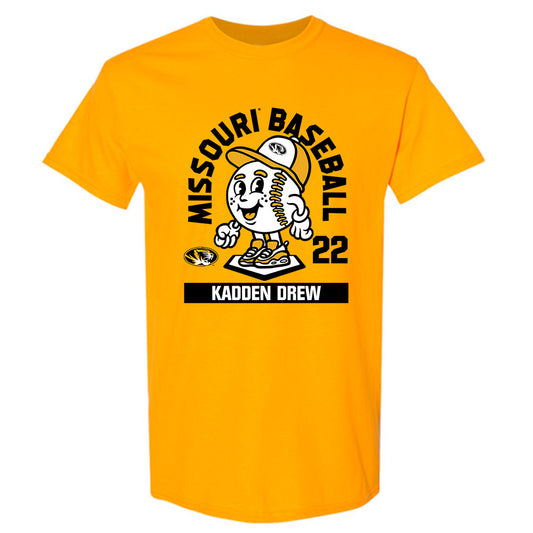 Missouri - NCAA Baseball : Kadden Drew - Fashion Shersey T-Shirt-0