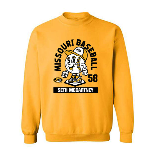 Missouri - NCAA Baseball : Seth McCartney - Fashion Shersey Crewneck Sweatshirt-0