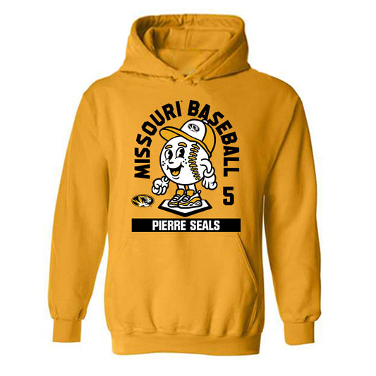 Missouri - NCAA Baseball : Pierre Seals - Fashion Shersey Hooded Sweatshirt-0