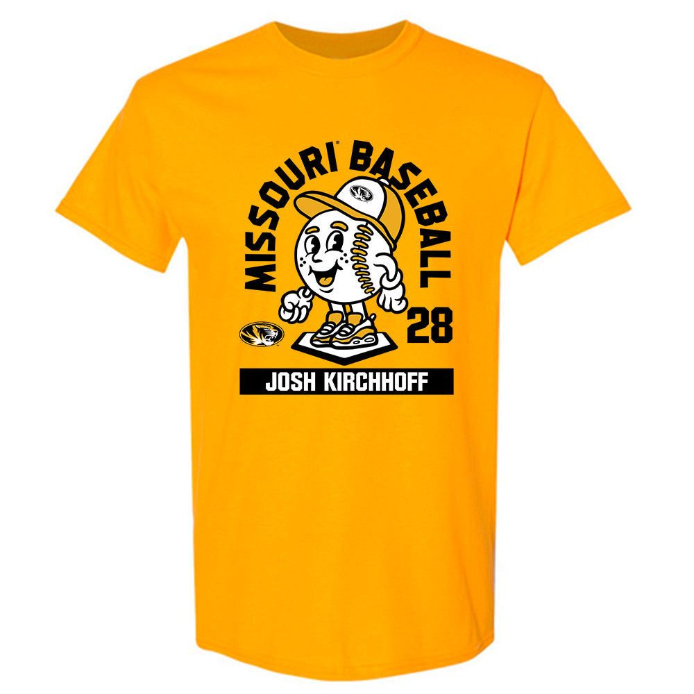 Missouri - NCAA Baseball : Josh Kirchhoff - Fashion Shersey T-Shirt-0