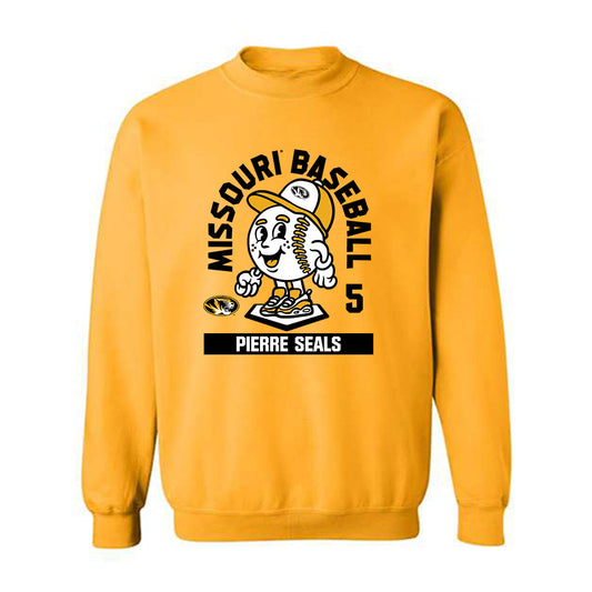 Missouri - NCAA Baseball : Pierre Seals - Fashion Shersey Crewneck Sweatshirt-0