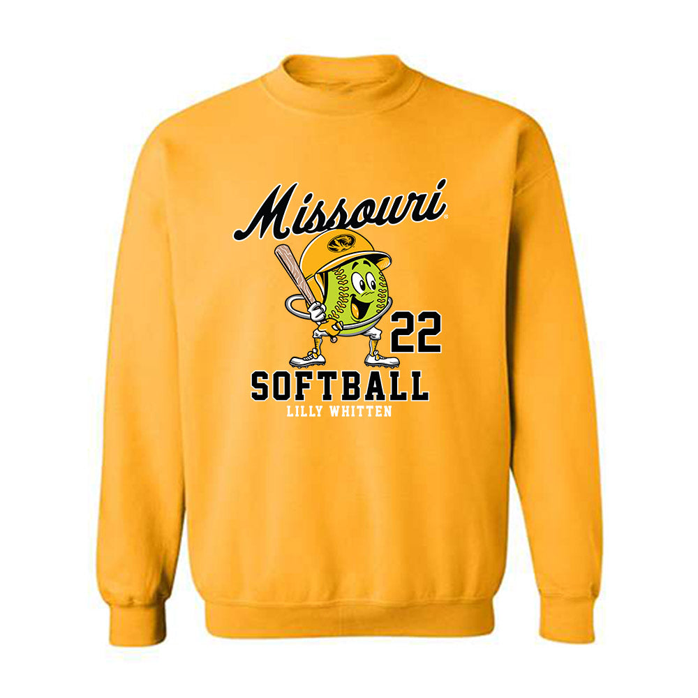 Missouri - NCAA Softball : lilly whitten - Crewneck Sweatshirt Fashion Shersey