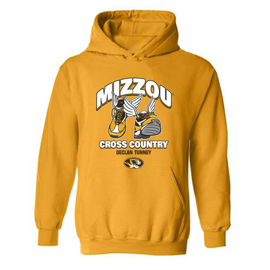 Missouri - NCAA Men's Cross Country : Declan Tunney - Fashion Shersey Hooded Sweatshirt-0