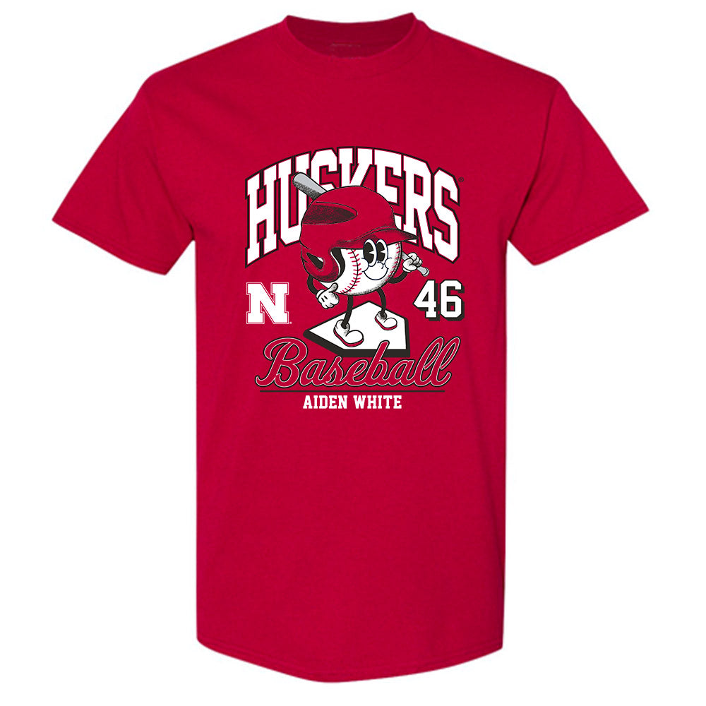 Nebraska - NCAA Baseball : Aiden White - Fashion Shersey T-Shirt-0