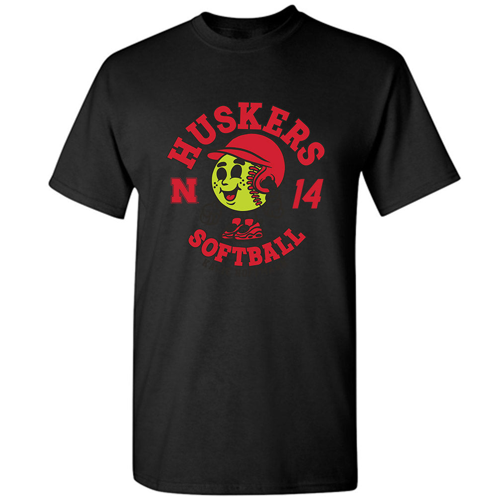 Nebraska - NCAA Softball : Kacie Hoffmann - Fashion Shersey T-Shirt-0