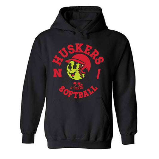 Nebraska - NCAA Softball : Olivia DiNardo - Fashion Shersey Hooded Sweatshirt-0