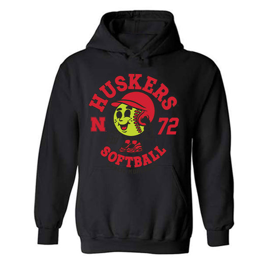 Nebraska - NCAA Softball : Carlie Muhlbach - Fashion Shersey Hooded Sweatshirt-0