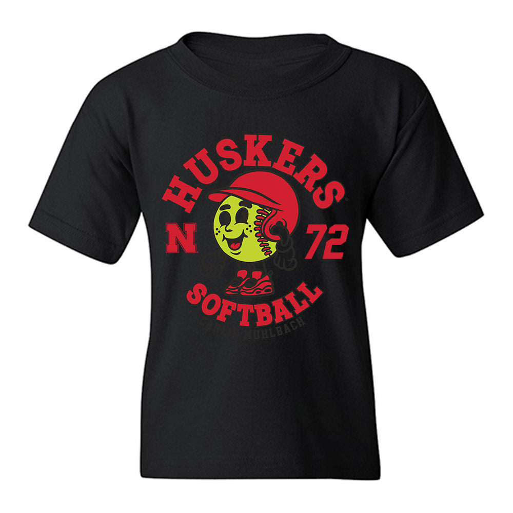 Nebraska - NCAA Softball : Carlie Muhlbach - Fashion Shersey Youth T-Shirt-0