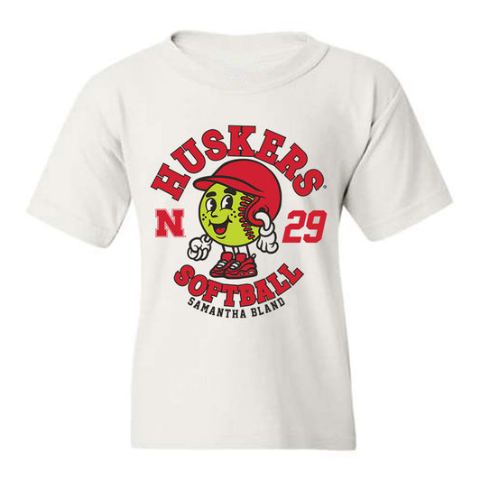 Nebraska - NCAA Softball : Samantha Bland - Youth T-Shirt Fashion Shersey