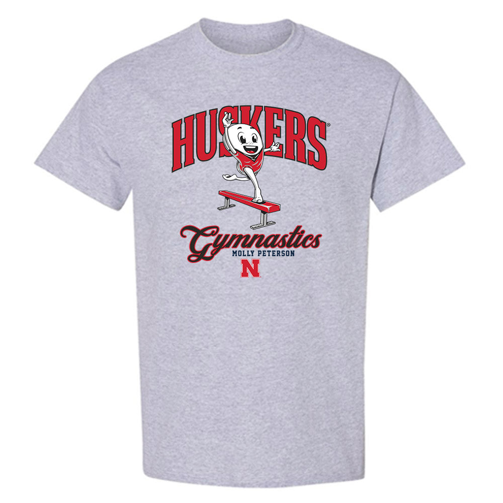 Nebraska - NCAA Women's Gymnastics : Molly Peterson - Fashion Shersey T-Shirt-0