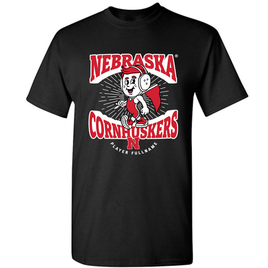 Nebraska - NCAA Wrestling : Omar Ayoub - Fashion Shersey T-Shirt-0