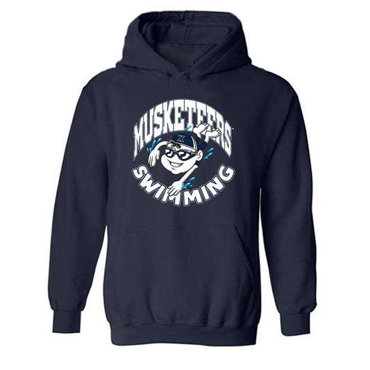 Xavier - NCAA Women's Swimming & Diving : Teegan Madara - Hooded Sweatshirt-0
