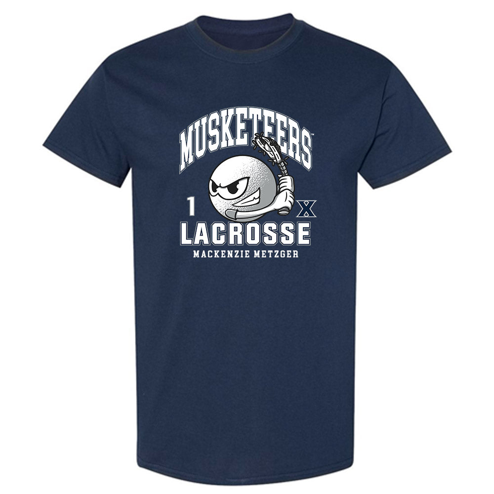 Xavier - NCAA Women's Lacrosse : Mackenzie Metzger - T-Shirt-0