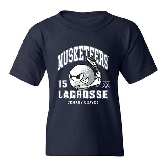 Xavier - NCAA Women's Lacrosse : Cemary Chavez - Youth T-Shirt