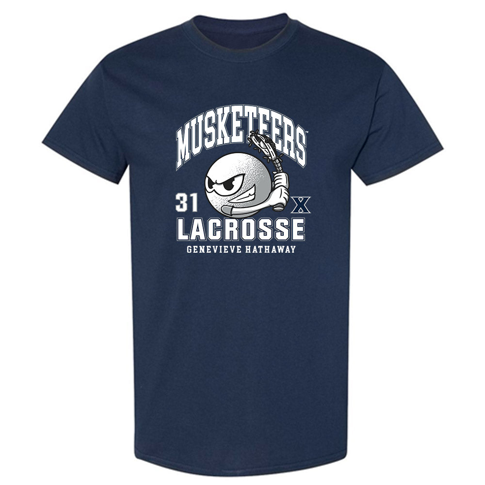 Xavier - NCAA Women's Lacrosse : Genevieve Hathaway - T-Shirt-0