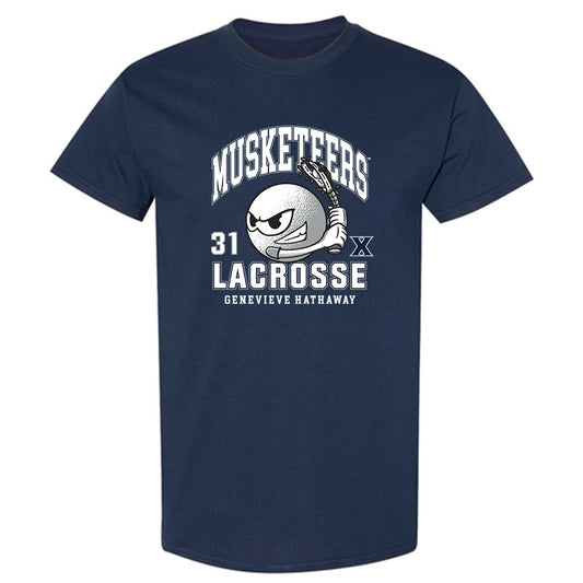 Xavier - NCAA Women's Lacrosse : Genevieve Hathaway - T-Shirt-0