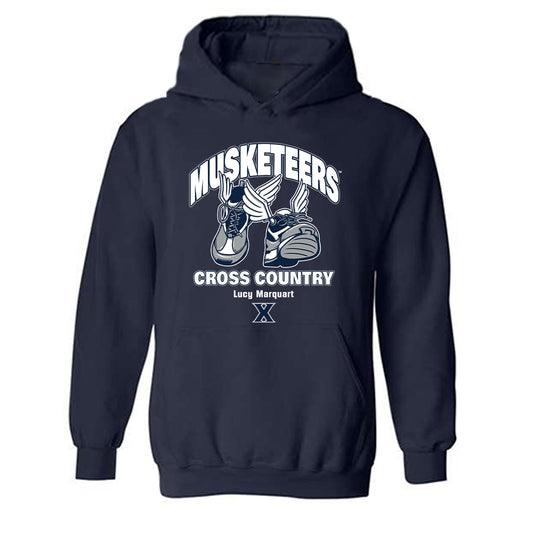 Xavier - NCAA Women's Cross Country : Lucy Marquart - Fashion Shersey Hooded Sweatshirt-0