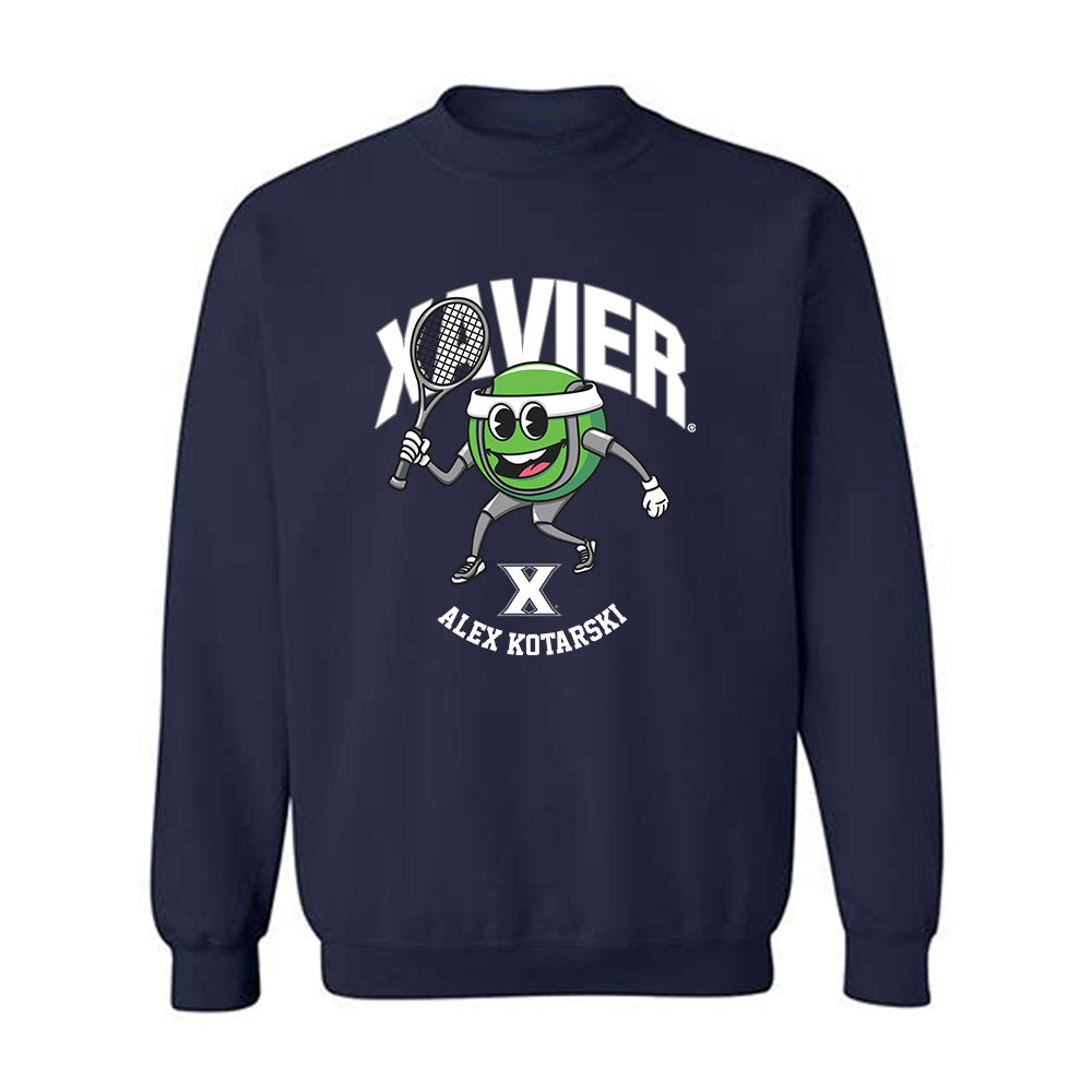 Xavier - NCAA Men's Tennis : alex kotarski - Fashion Shersey Crewneck Sweatshirt-0
